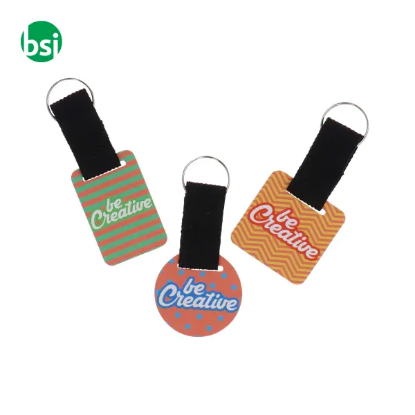 Custom keyring, round WOODY STRAP -  7